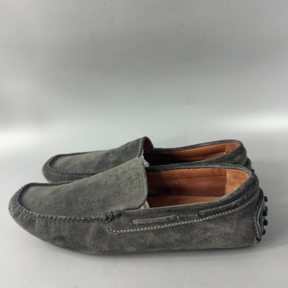 FRYE Men\'s Gray Suede Allen Venetian Loafers, Size11 D main image 9